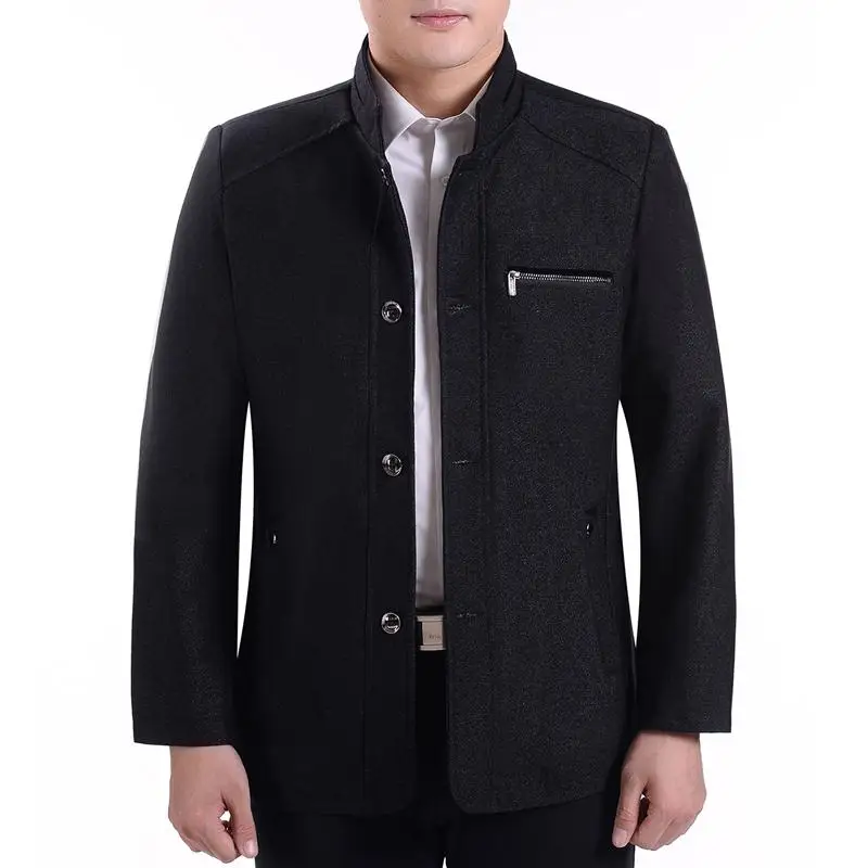 2024 Autumn Winter Jacket Men's Slim Business Coat Thick Warm Stand Collar Casual Solid Color Top s For Mens Q686
2024 Autumn Winter Jacket Men's Slim Business Coat Thick Warm Stand Collar Casual Solid Color Top s For Mens Q686