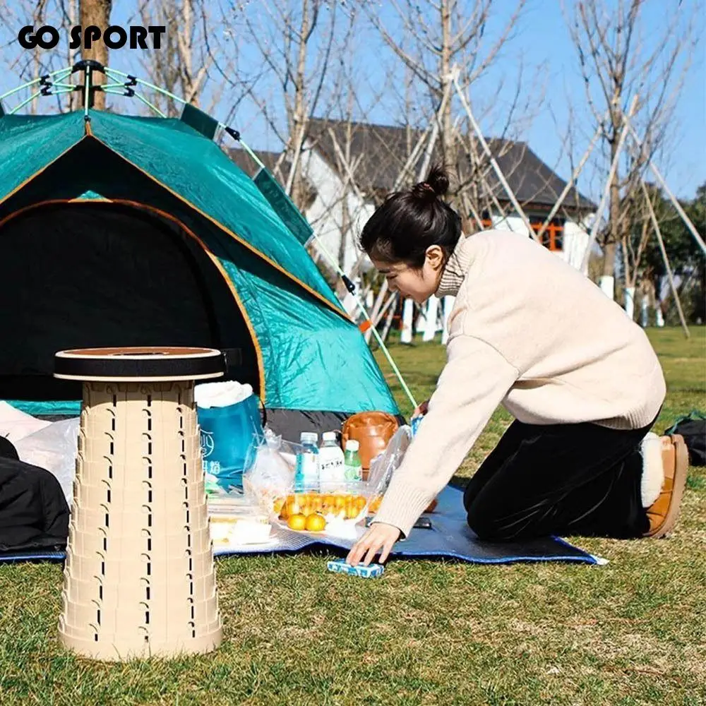 Adjustable and Extendable Telescoping Folding Stool Soft Rubber Seats Sturdy Camping Stool Strong Load-bearing Collapsible
Adjustable and Extendable Telescoping Folding Stool Soft Rubber Seats Sturdy Camping Stool Strong Load-bearing Collapsible