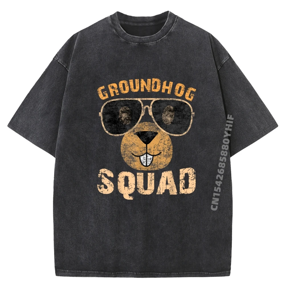 Funny Groundhog Squad Shirt Happy Groundhog Day Mens Korean Fashion Summer Washed Oversized T Shirt Mens T-shirt
Funny Groundhog Squad Shirt Happy Groundhog Day Mens Korean Fashion Summer Washed Oversized T Shirt Mens T-shirt