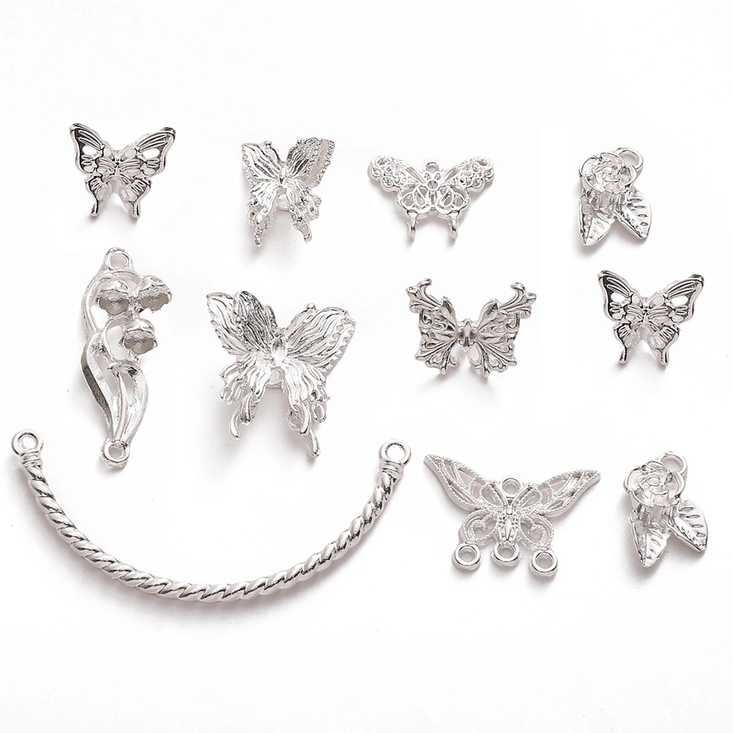 1-5pcs Beads Alloy Vintage Flower Butterfly Charms Pendant for Handmade Diy Earrings Bracelets Jewelry Making Accessories
1-5pcs Beads Alloy Vintage Flower Butterfly Charms Pendant for Handmade Diy Earrings Bracelets Jewelry Making Accessories