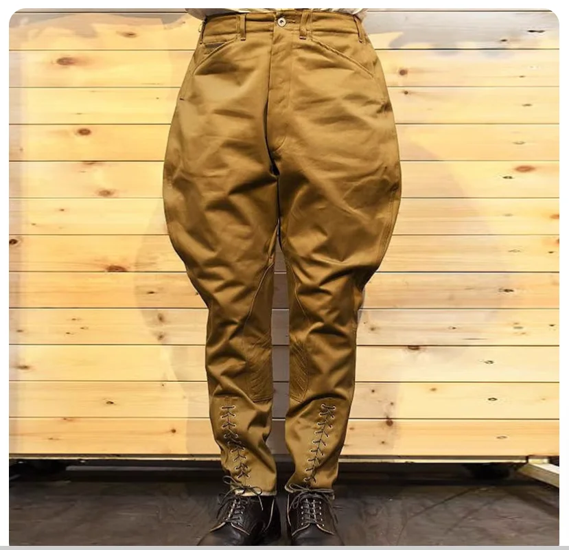 Twill pure cotton light khaki yellow brown small pocket horse pants casual ankle pants
Twill pure cotton light khaki yellow brown small pocket horse pants casual ankle pants