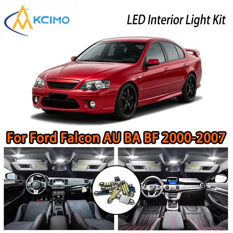 For Ford Falcon AU BA BF XR6 XR8 2000-2007 LED Interior Lights, Super Bright , Easy Install Two Colors White Ice Blue
For Ford Falcon AU BA BF XR6 XR8 2000-2007 LED Interior Lights, Super Bright , Easy Install Two Colors White Ice Blue