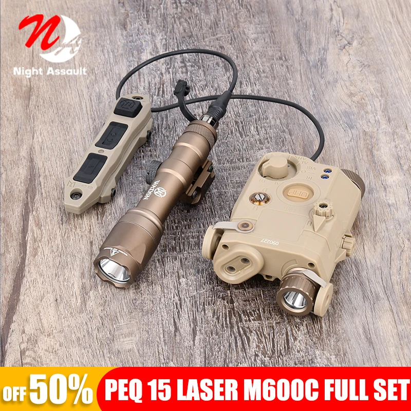 Wadsn Airsoft PEQ-15 PEQ15 Tactical Red Green Blue Laser IR Fill Light Strobe Hunting Weapon Scout Light Aiming Fit 20mm Rail
Wadsn Airsoft PEQ-15 PEQ15 Tactical Red Green Blue Laser IR Fill Light Strobe Hunting Weapon Scout Light Aiming Fit 20mm Rail