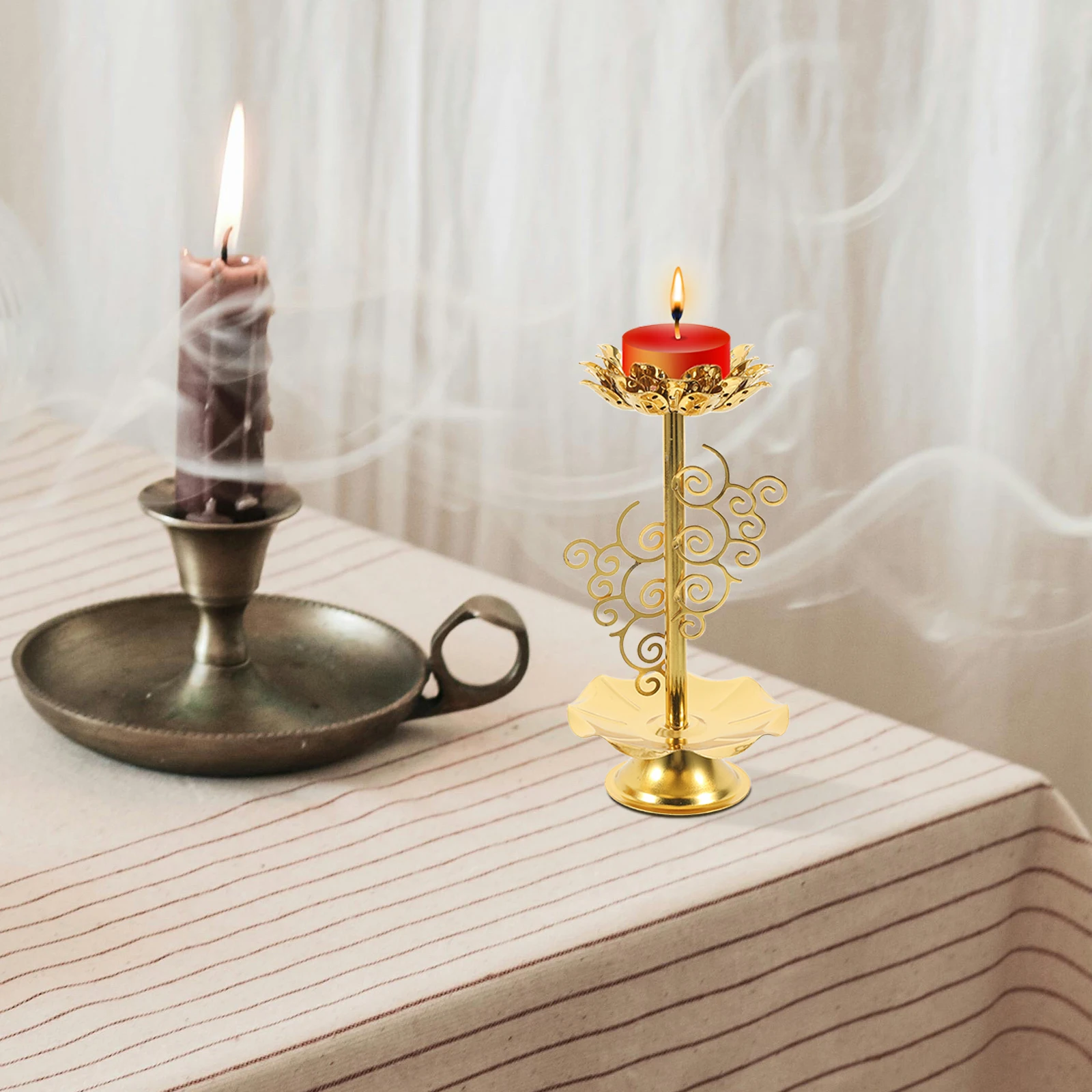 2Pcs Alloy Holder 65mm Golden Shape Decorative Lamp Base Tea Light Stand Religious Holders Family
2Pcs Alloy Holder 65mm Golden Shape Decorative Lamp Base Tea Light Stand Religious Holders Family