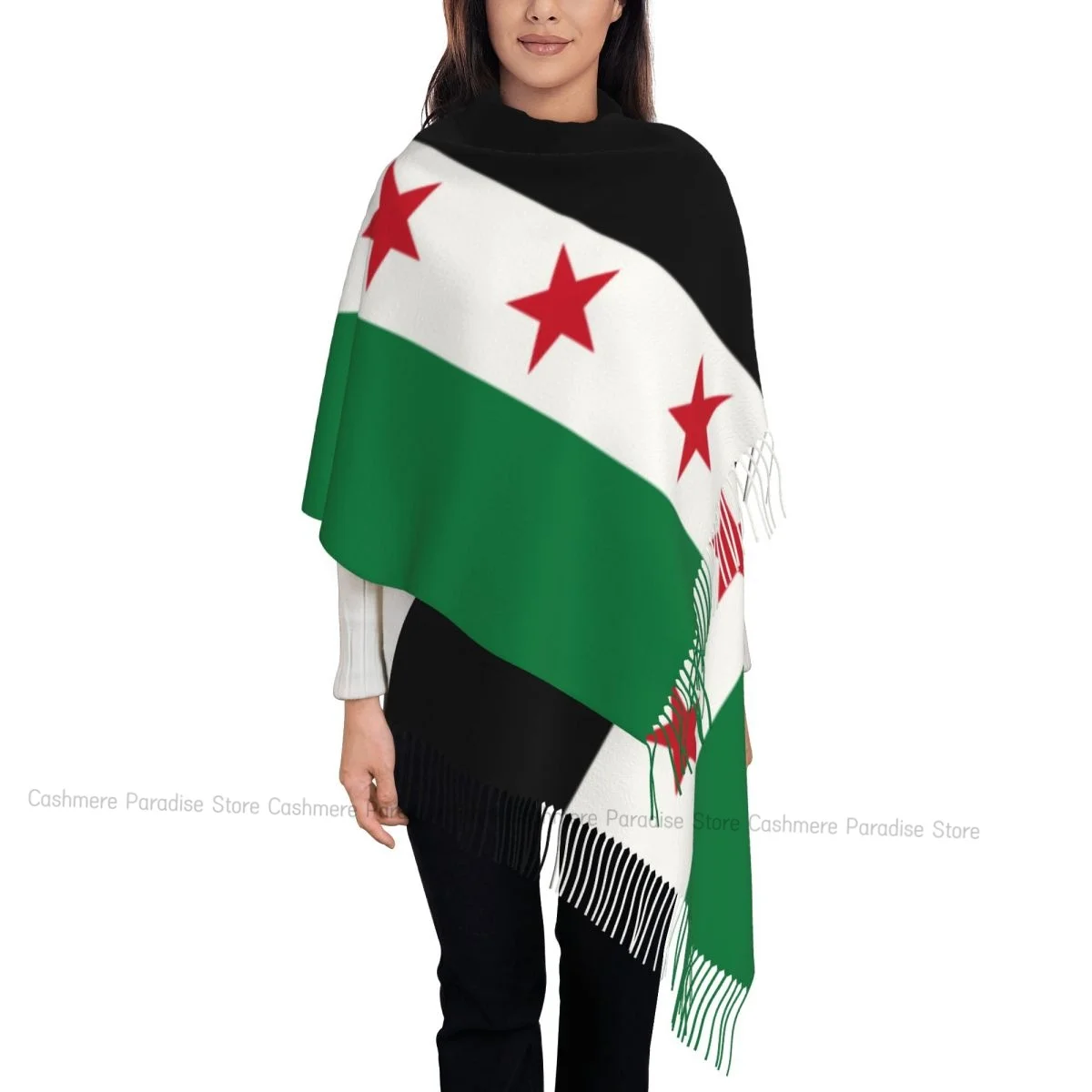 Luxury Brand Flag Of Syria 1961 1963 Warm Shawls Wrpas Men Women Custom Large Scarves Winter
Luxury Brand Flag Of Syria 1961 1963 Warm Shawls Wrpas Men Women Custom Large Scarves Winter
