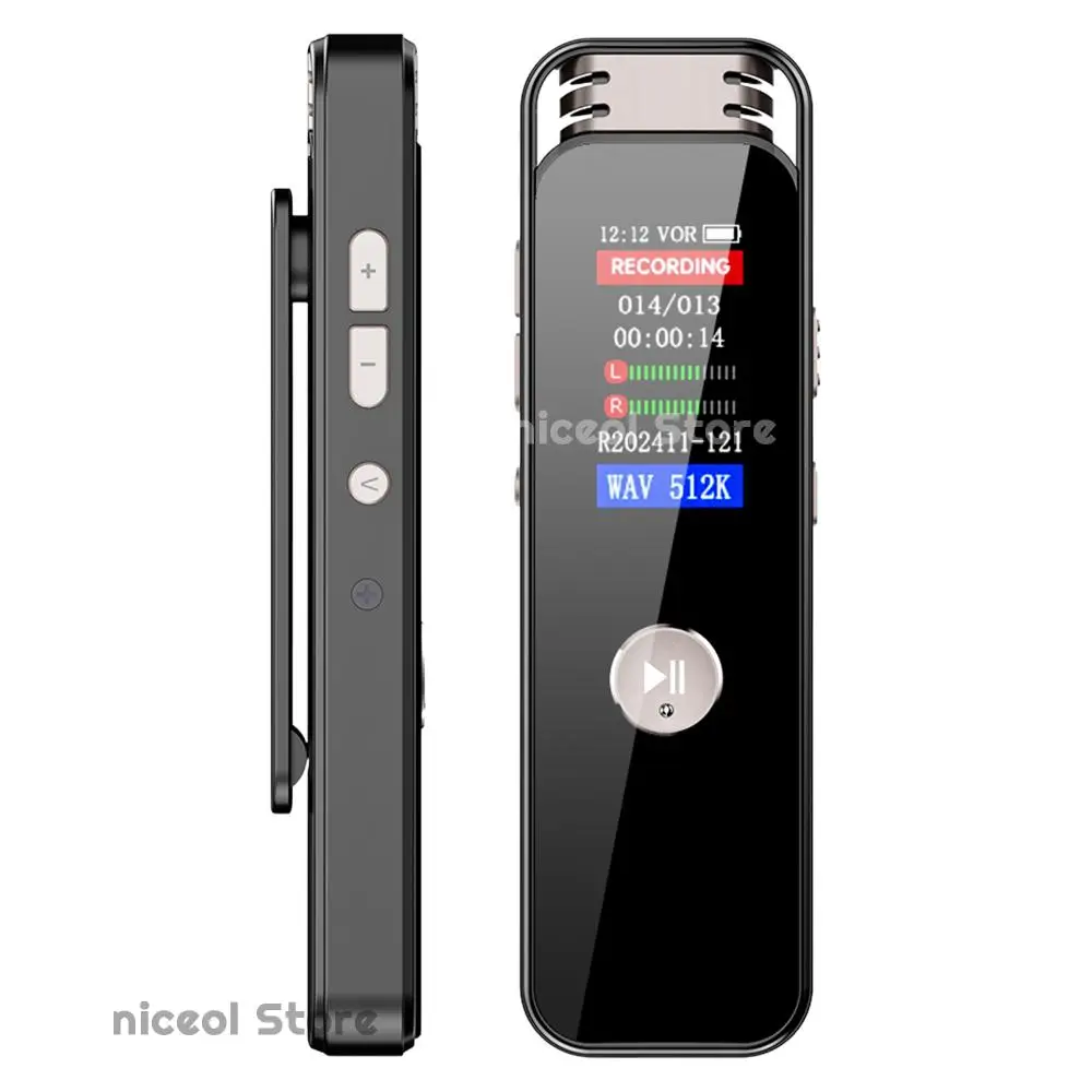 Digital Voice Recorder Type-C Rechargeable with 7-Level Adjustable Voices Control for Lectures Meetings Interviews
Digital Voice Recorder Type-C Rechargeable with 7-Level Adjustable Voices Control for Lectures Meetings Interviews