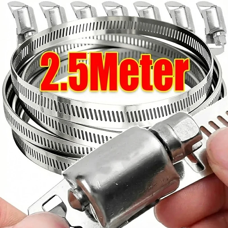 304 Stainless Steel Hose Clamps Fasteners DIY Adjustable Cable Ties Gas Tube Clips Water Pipe Plumbing Fuel Line Fixings Clamp
304 Stainless Steel Hose Clamps Fasteners DIY Adjustable Cable Ties Gas Tube Clips Water Pipe Plumbing Fuel Line Fixings Clamp