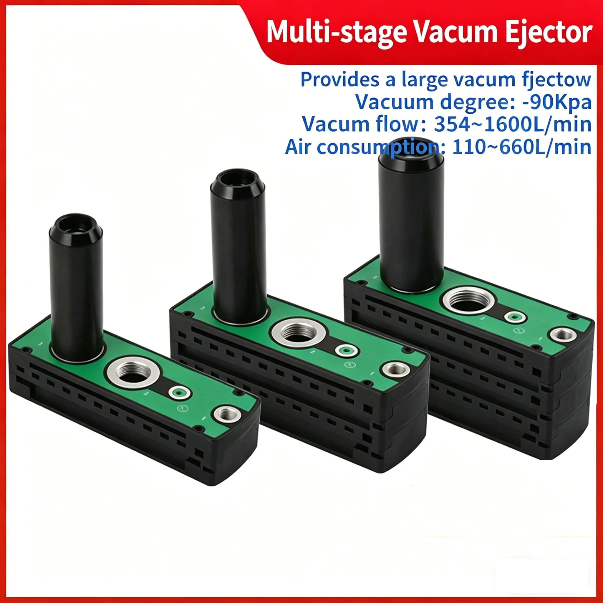 And Large Suction Integrated Negative Pressure Vacuum Pump Generator Multistage VTM Series Vacuum Generator
And Large Suction Integrated Negative Pressure Vacuum Pump Generator Multistage VTM Series Vacuum Generator
