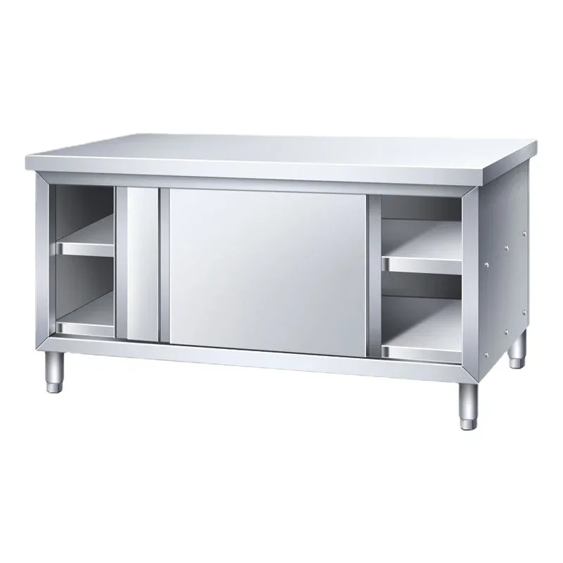 Cross border Stainless Steel Cooktop with Sliding Door Work Table Kitchen Multi-layer Storage, Cutting Table and Loading Table
Cross border Stainless Steel Cooktop with Sliding Door Work Table Kitchen Multi-layer Storage, Cutting Table and Loading Table