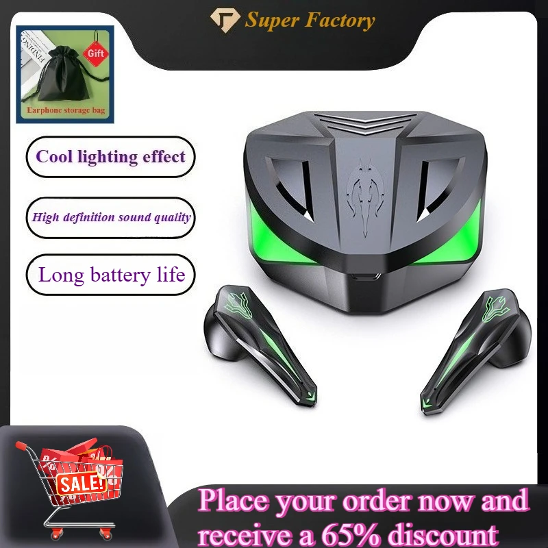 Wireless Bluetooth 5.1 Headphones for Mobile Phones Gaming E-sports Long Battery Life 6 hours Light-emitting True Wirelessnoise
Wireless Bluetooth 5.1 Headphones for Mobile Phones Gaming E-sports Long Battery Life 6 hours Light-emitting True Wirelessnoise