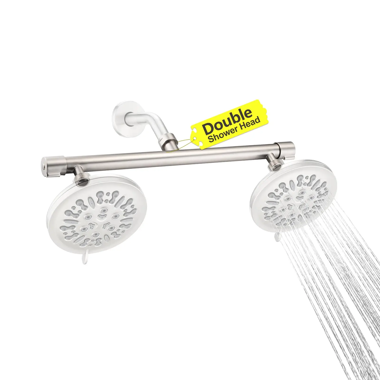 Dual Shower Head Adapter With Shut-Off Valve G1/2 Splitter For Rain And Handheld Shower Chrome
Dual Shower Head Adapter With Shut-Off Valve G1/2 Splitter For Rain And Handheld Shower Chrome