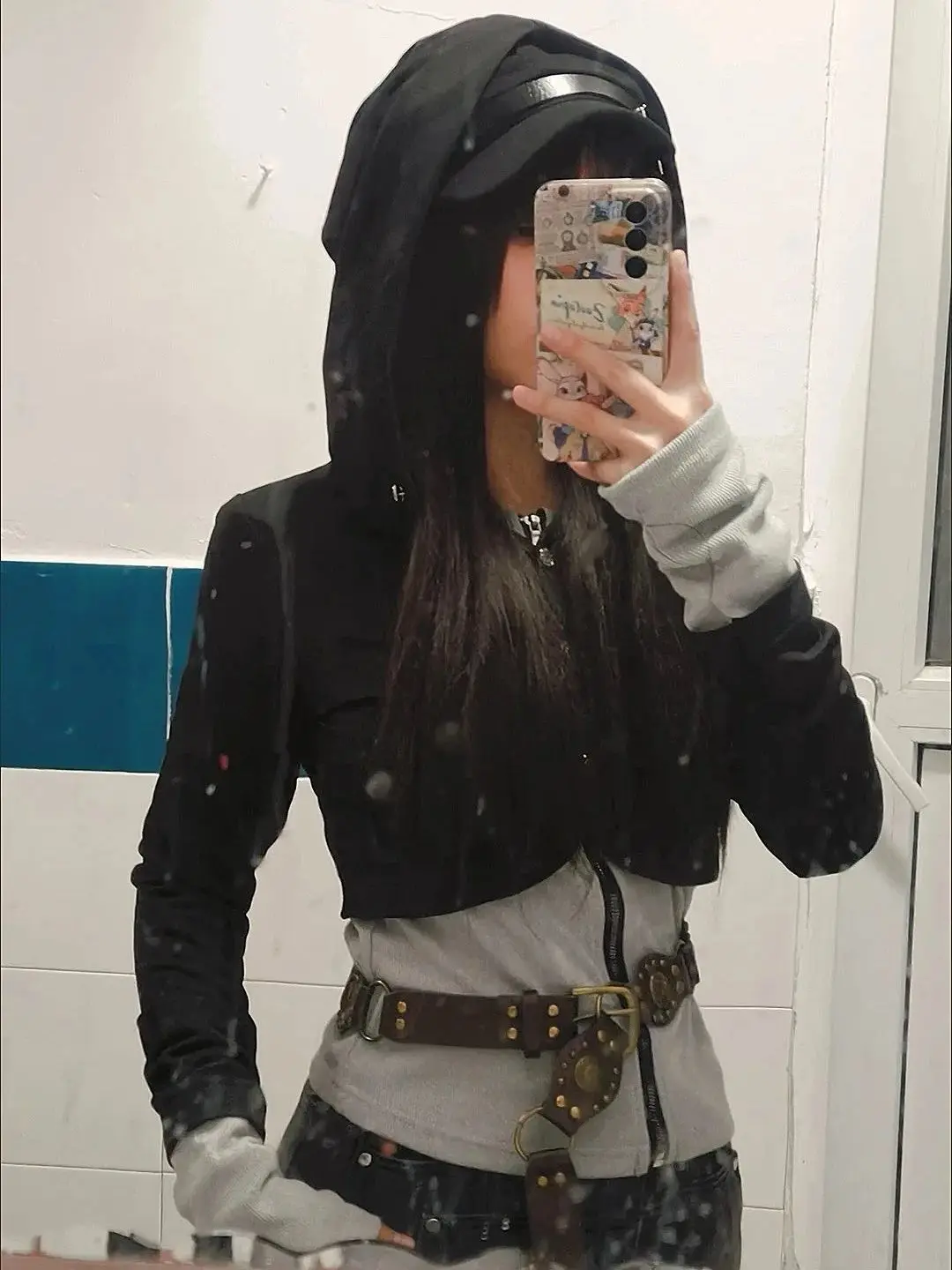 Kimotimo Gothic Print Patchwork Hooded Sweatshirt Women Retro Slim Fit Zipper Long Sleeve Jacket Harajuku Y2k Grunge Hoodie Tops
Kimotimo Gothic Print Patchwork Hooded Sweatshirt Women Retro Slim Fit Zipper Long Sleeve Jacket Harajuku Y2k Grunge Hoodie Tops