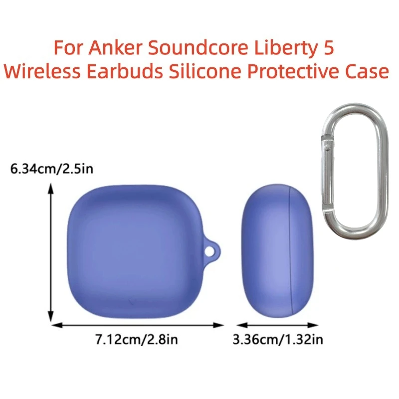 Silicone Protective Case For Anker Soundcore Liberty 5 Wireless Earbud Flexible Soft Protector Cover Shockproof Dustproof Sleeve
Silicone Protective Case For Anker Soundcore Liberty 5 Wireless Earbud Flexible Soft Protector Cover Shockproof Dustproof Sleeve