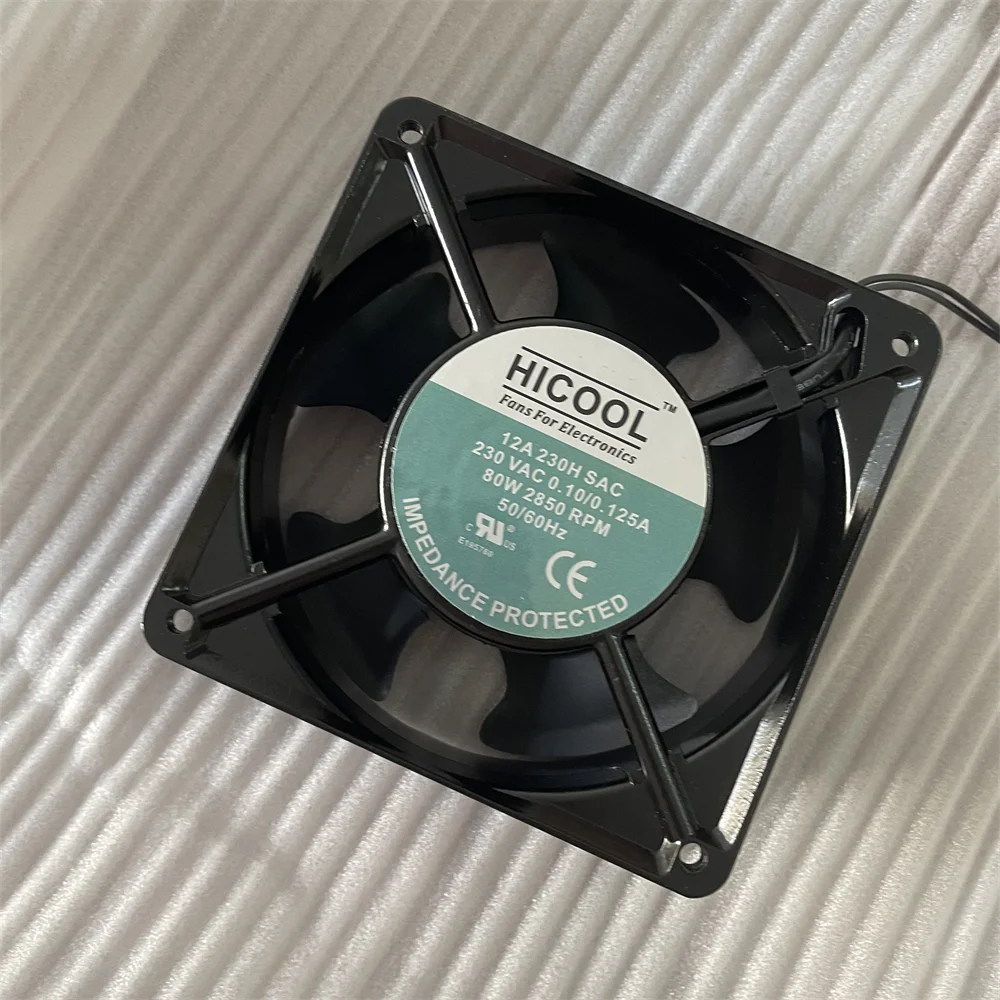 12A230HSAC AC Axial Cooling Fan 230V 0.1A 120x120x38mm 12038 High Speed Industrial Exhaust Fan Ball Bearing for 3D Printer CNC P
12A230HSAC AC Axial Cooling Fan 230V 0.1A 120x120x38mm 12038 High Speed Industrial Exhaust Fan Ball Bearing for 3D Printer CNC P