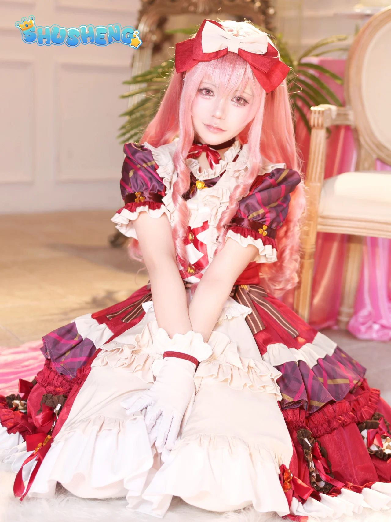 Momoi Airi Cosplay Anime PJSK Costume Valentine's Day Sweetheart Lady Lolita Uniform Halloween Party Girl Sweet Lolita Headwear
Momoi Airi Cosplay Anime PJSK Costume Valentine's Day Sweetheart Lady Lolita Uniform Halloween Party Girl Sweet Lolita Headwear