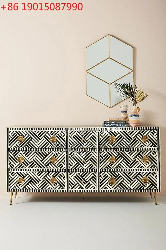 French solid wood furniture neoclassical old rainbow dining side chest European painted striped locker
French solid wood furniture neoclassical old rainbow dining side chest European painted striped locker