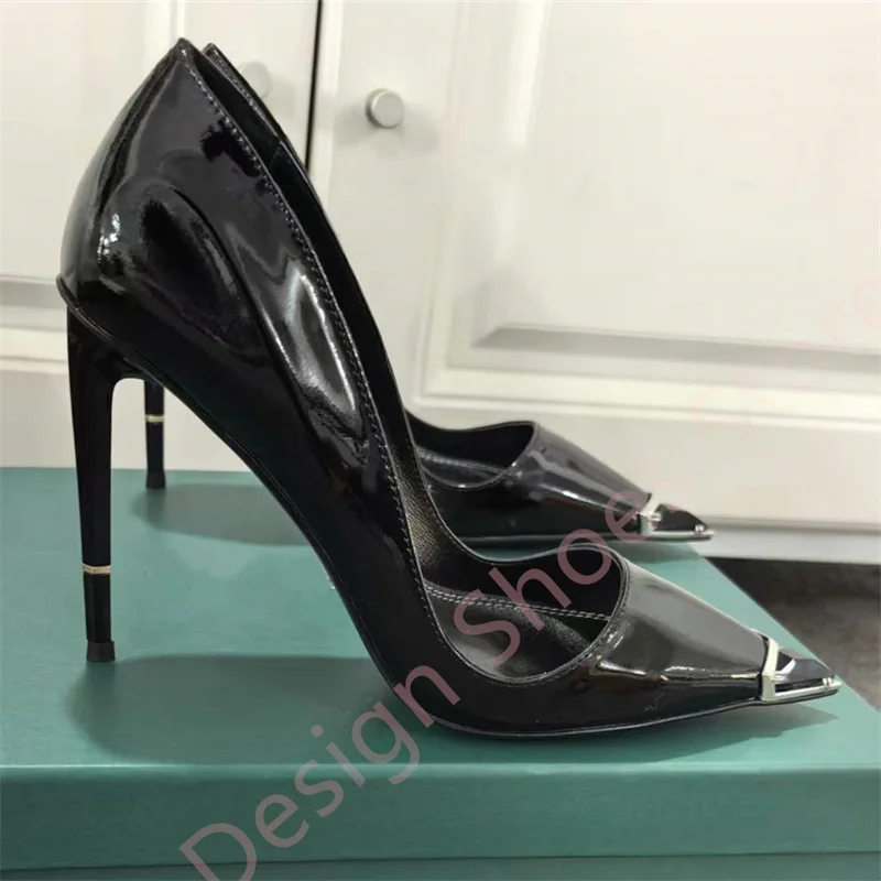 Metal Point Toe Point Toe Stelittos High Heels Women Pumps Big Size 35-42 Slip On Shallow Party Ladies Street Style Shoes Woman
Metal Point Toe Point Toe Stelittos High Heels Women Pumps Big Size 35-42 Slip On Shallow Party Ladies Street Style Shoes Woman
