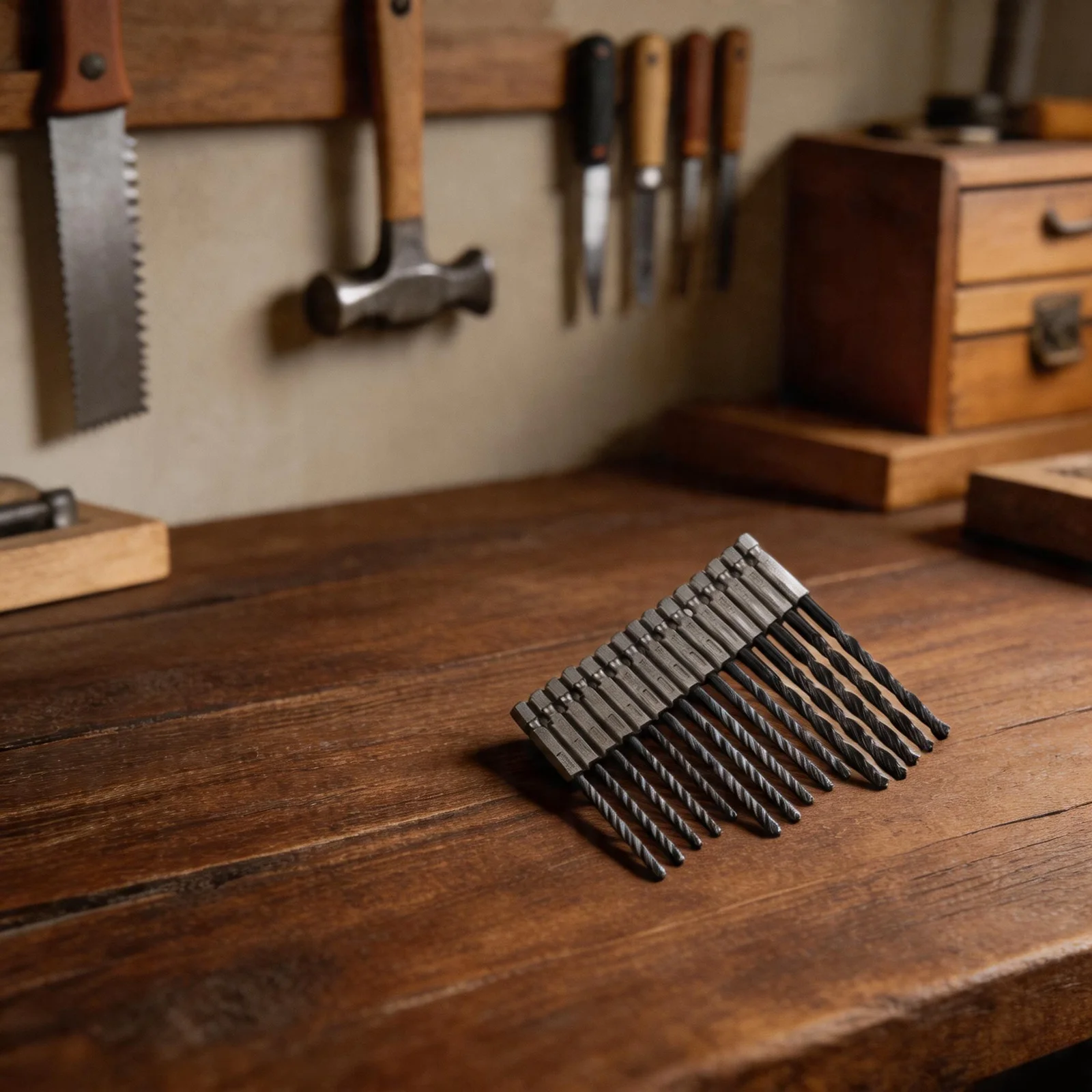 Robust and Reliable Full Range of Nitrogen Black Hex Shank Drill Bits Featuring Popular Dimensions (Totaling to a Set of 15)
Robust and Reliable Full Range of Nitrogen Black Hex Shank Drill Bits Featuring Popular Dimensions (Totaling to a Set of 15)