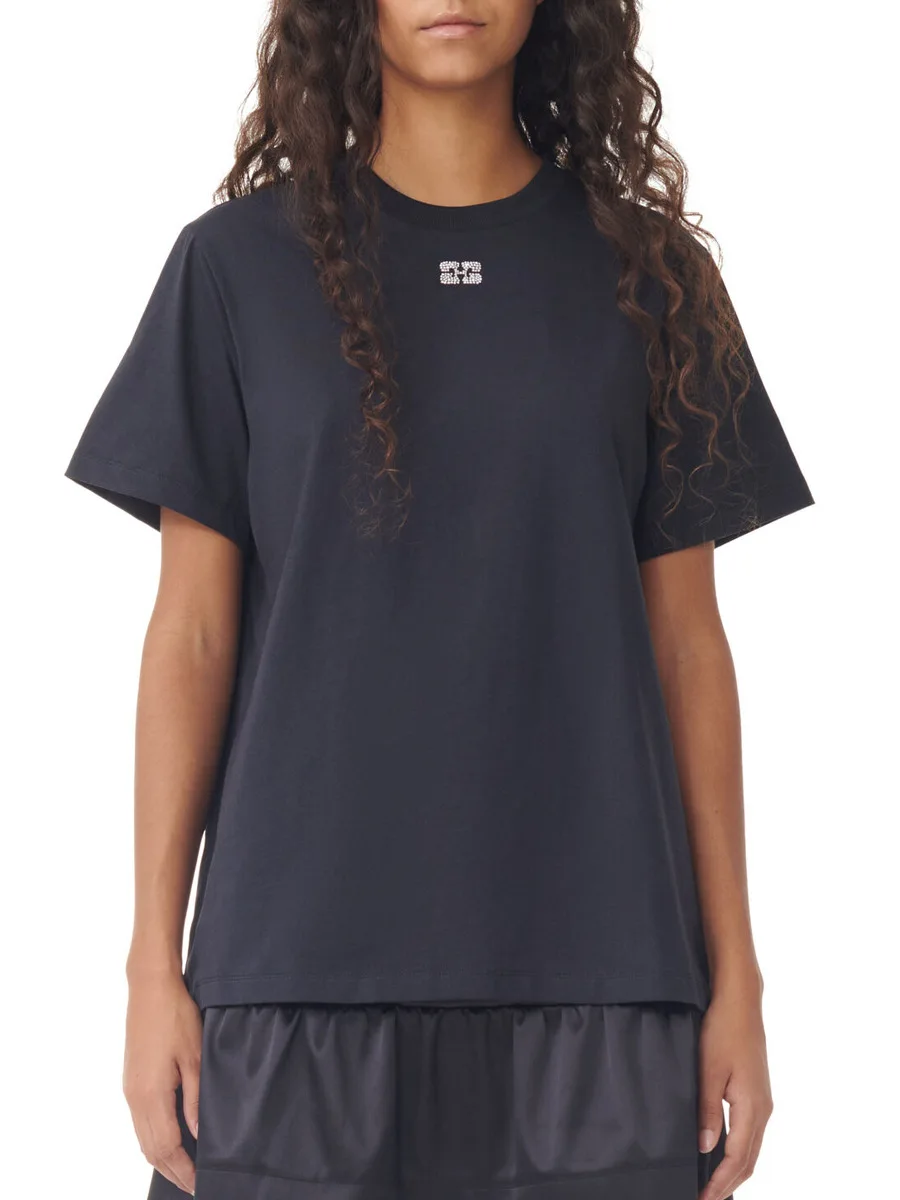 American Style Early Spring New Butterfly Back Logo Hot Diamond Round Neck Cotton Casual Short-sleeved T-shirt Women
American Style Early Spring New Butterfly Back Logo Hot Diamond Round Neck Cotton Casual Short-sleeved T-shirt Women