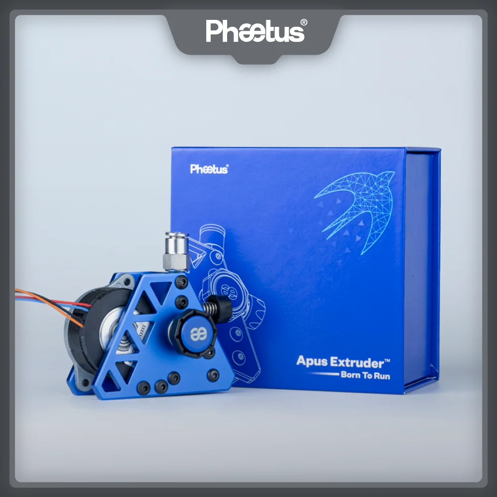 Phaetus 3D Printer APUS Extruder Hardened Steel Gear Reduction Extruder For Voron Creality 3D Printer
Phaetus 3D Printer APUS Extruder Hardened Steel Gear Reduction Extruder For Voron Creality 3D Printer