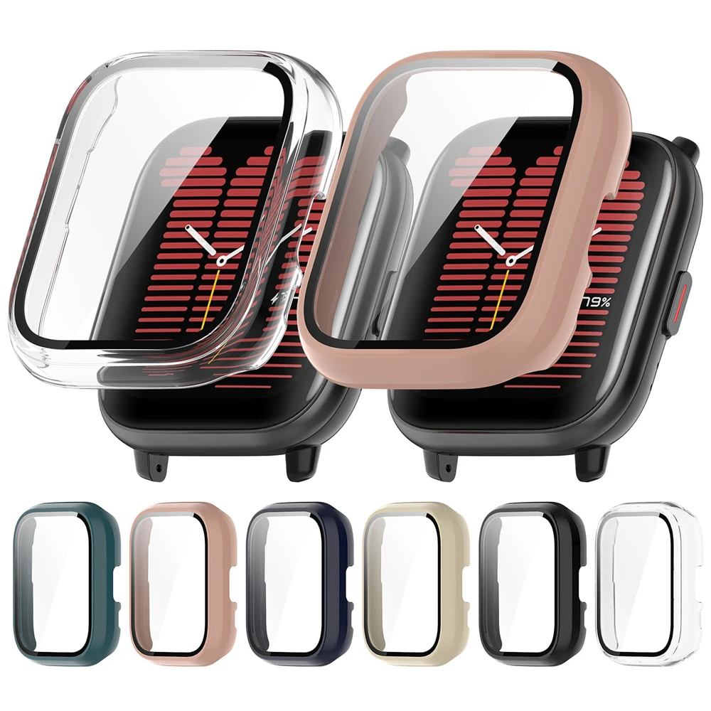 Protective Cover HD Tempered Glass Screen Protector+ PC Frame Watch Case for Amazfit Active Accessories
Protective Cover HD Tempered Glass Screen Protector+ PC Frame Watch Case for Amazfit Active Accessories