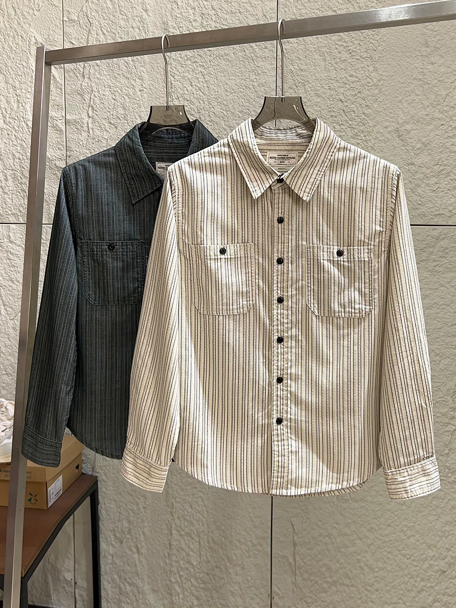 Ameika! Quality Corduroy! Autumn Men's American Retro Workwear Casual Striped Long Sleeve Shirt Trendy Loose Fit Fashion Urba...
Ameika! Quality Corduroy! Autumn Men's American Retro Workwear Casual Striped Long Sleeve Shirt Trendy Loose Fit Fashion Urba...