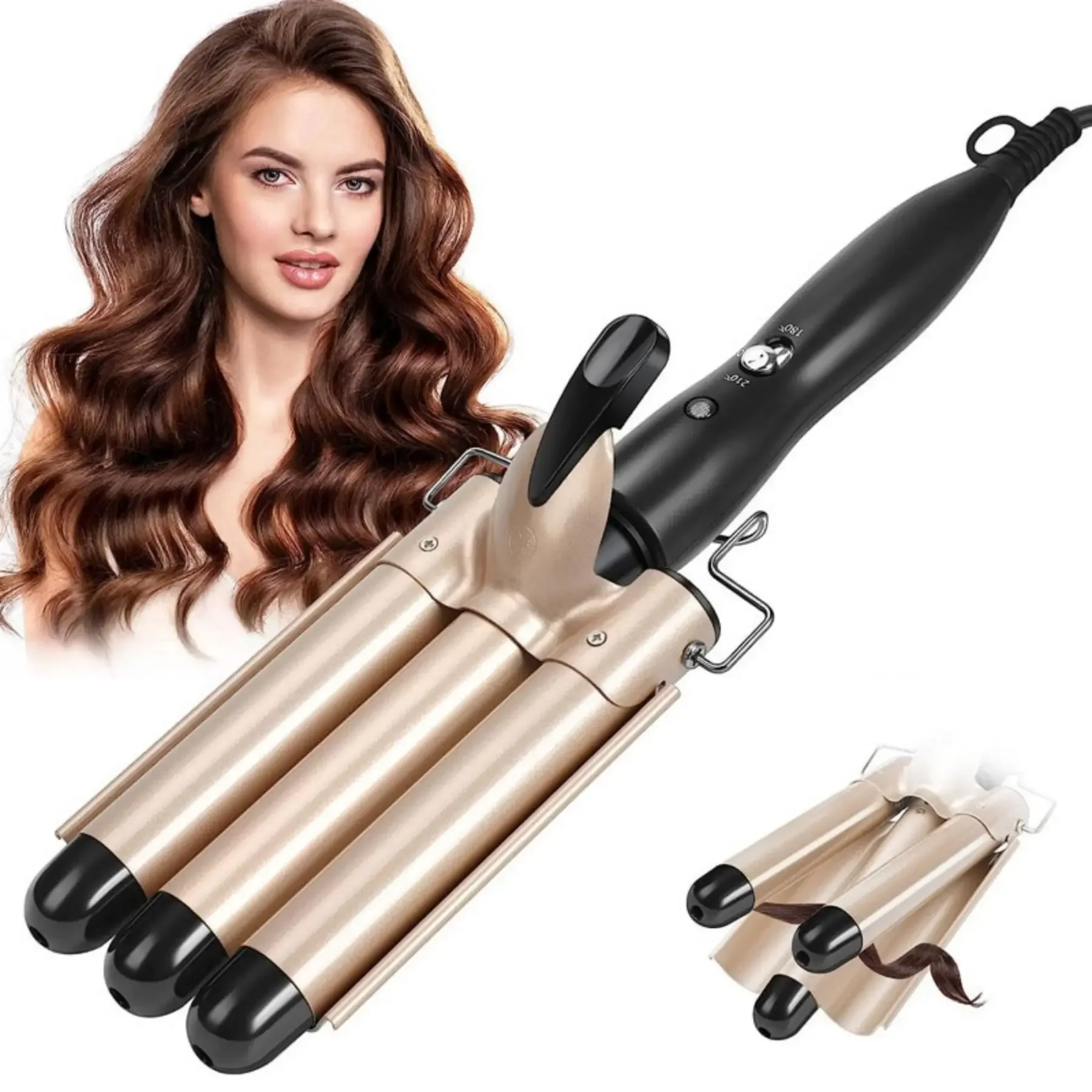 1pc Chicken Rolls Stick Instant Noodle Head Three Tube Curler Small Wavy Curler Big Curler Perm
1pc Chicken Rolls Stick Instant Noodle Head Three Tube Curler Small Wavy Curler Big Curler Perm
