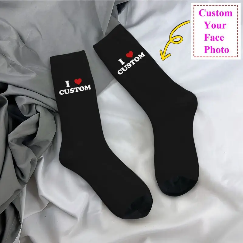I Love Custom Men's Crew Socks Unisex Cute 3D Printed Personalized Text Dress Socks
I Love Custom Men's Crew Socks Unisex Cute 3D Printed Personalized Text Dress Socks