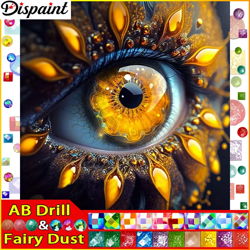 Dispaint Fairy Dust AB Алмазная картина Полный квадратный/круглый бриллиант "глаза Алмаз" Вышивка крестиком 5D горный хрусталь
Dispaint Fairy Dust AB Алмазная картина Полный квадратный/круглый бриллиант "глаза Алмаз" Вышивка крестиком 5D горный хрусталь