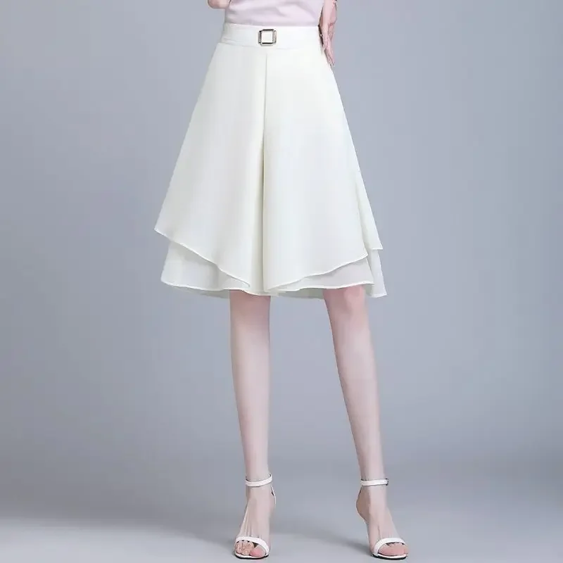 Elegant Irregular Solid Color High Waist Wide Leg Women Clothes Temperament Pocket Elastic Waist Trousers Ladies Fashion SQ102
Elegant Irregular Solid Color High Waist Wide Leg Women Clothes Temperament Pocket Elastic Waist Trousers Ladies Fashion SQ102