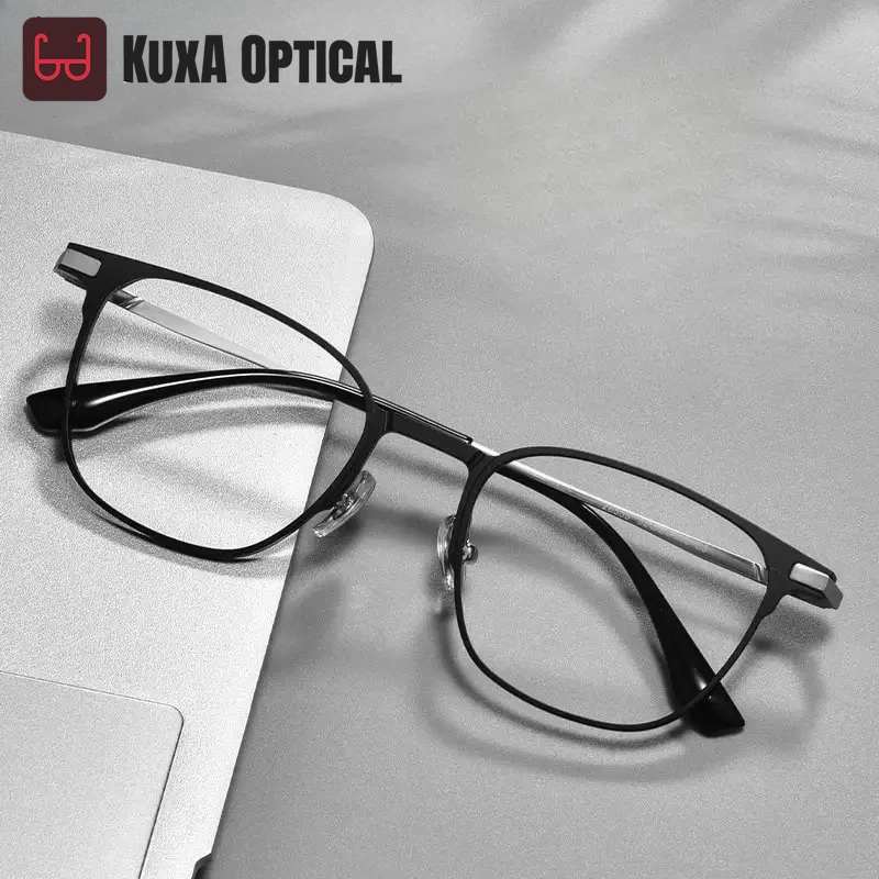 KUXA Men Titanium Optical Eyeglasses Frame Student Teens Myopia Glasses Ultra Light Young Men Computer Reading Glasses for Male
KUXA Men Titanium Optical Eyeglasses Frame Student Teens Myopia Glasses Ultra Light Young Men Computer Reading Glasses for Male