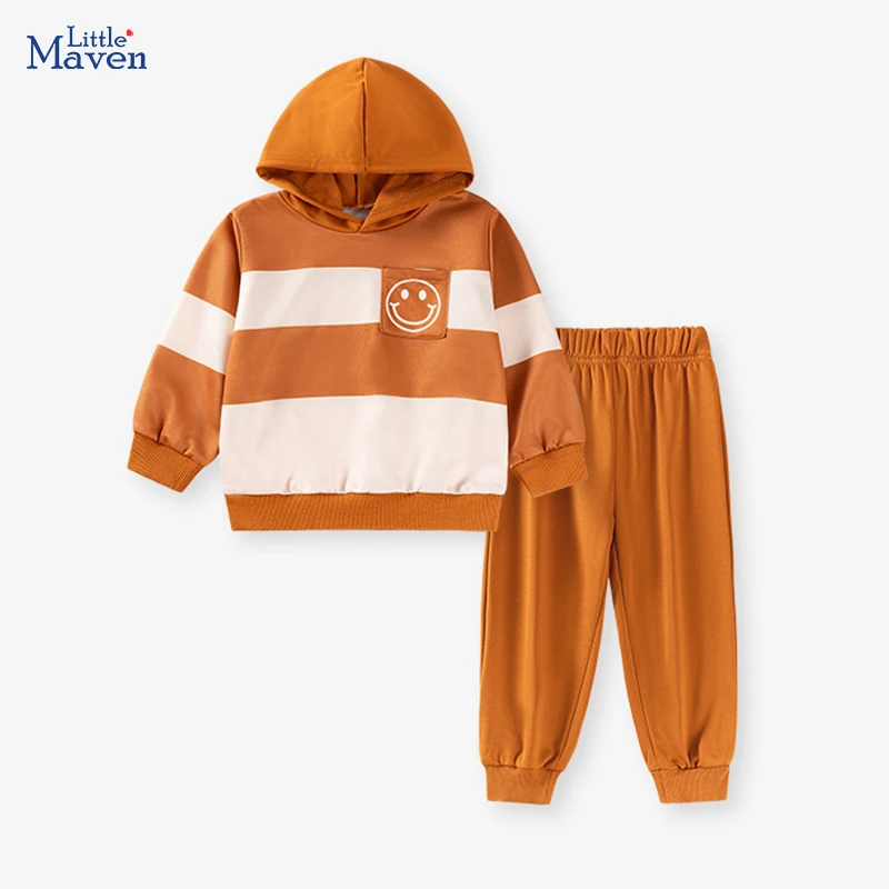 Little maven, осень 2022, детский костюм, толстовка с улыбающимся лицом для маленьких мальчиков + штаны, детская одежда, наряды для мальчиков, повседневные комплекты с верхом и низом
Little maven, осень 2022, детский костюм, толстовка с улыбающимся лицом для маленьких мальчиков + штаны, детская одежда, наряды для мальчиков, повседневные комплекты с верхом и низом