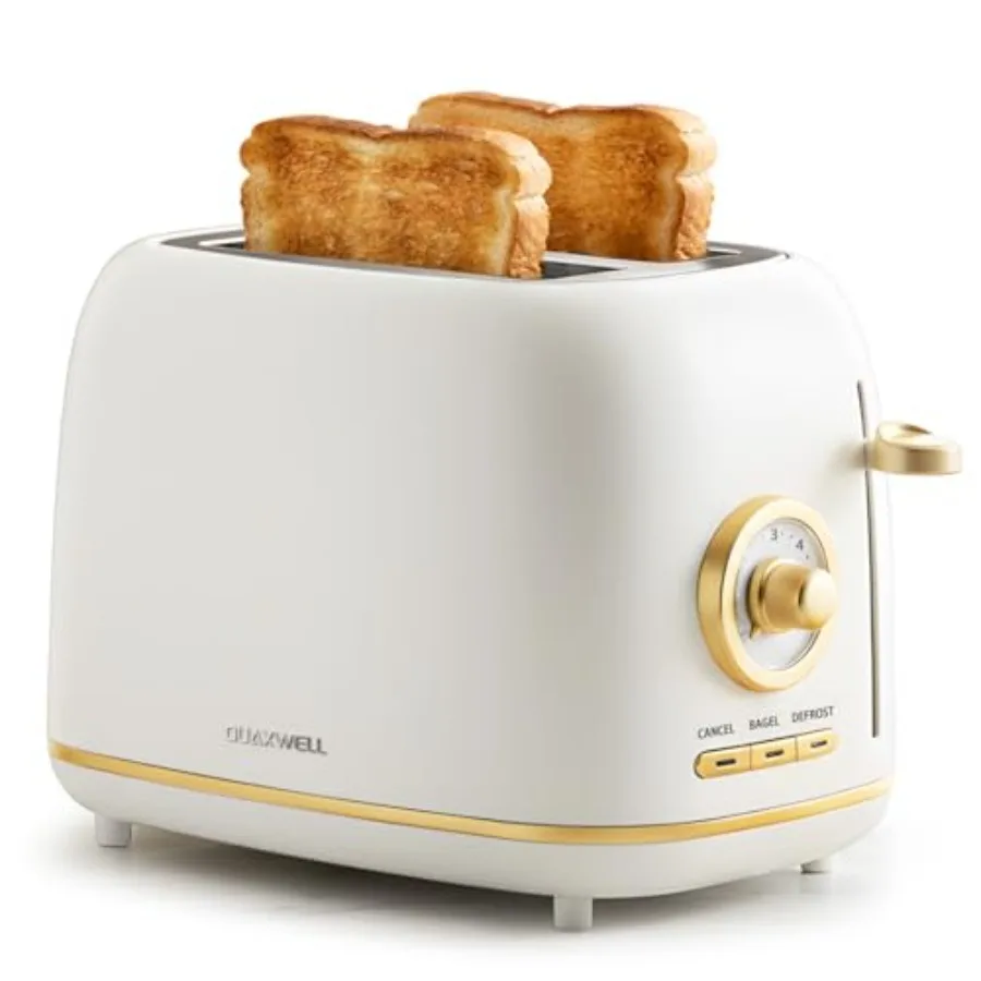 2-Slice Toaster Wide Slots 7 Bread Shade Settings Stainless Steel Bagel Cancel and Defrost Functions Removable Crumb Tray Retro
2-Slice Toaster Wide Slots 7 Bread Shade Settings Stainless Steel Bagel Cancel and Defrost Functions Removable Crumb Tray Retro