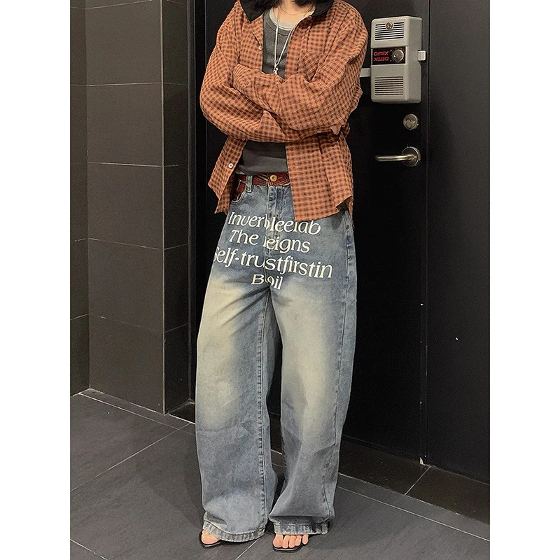 YIBASHU женские синие мешковатые джинсы Y2k Harajuku винтажные джинсовые брюки с изогнутым ножом японский стиль 90-х годов джинсы большого размера брюки одежда
YIBASHU женские синие мешковатые джинсы Y2k Harajuku винтажные джинсовые брюки с изогнутым ножом японский стиль 90-х годов джинсы большого размера брюки одежда