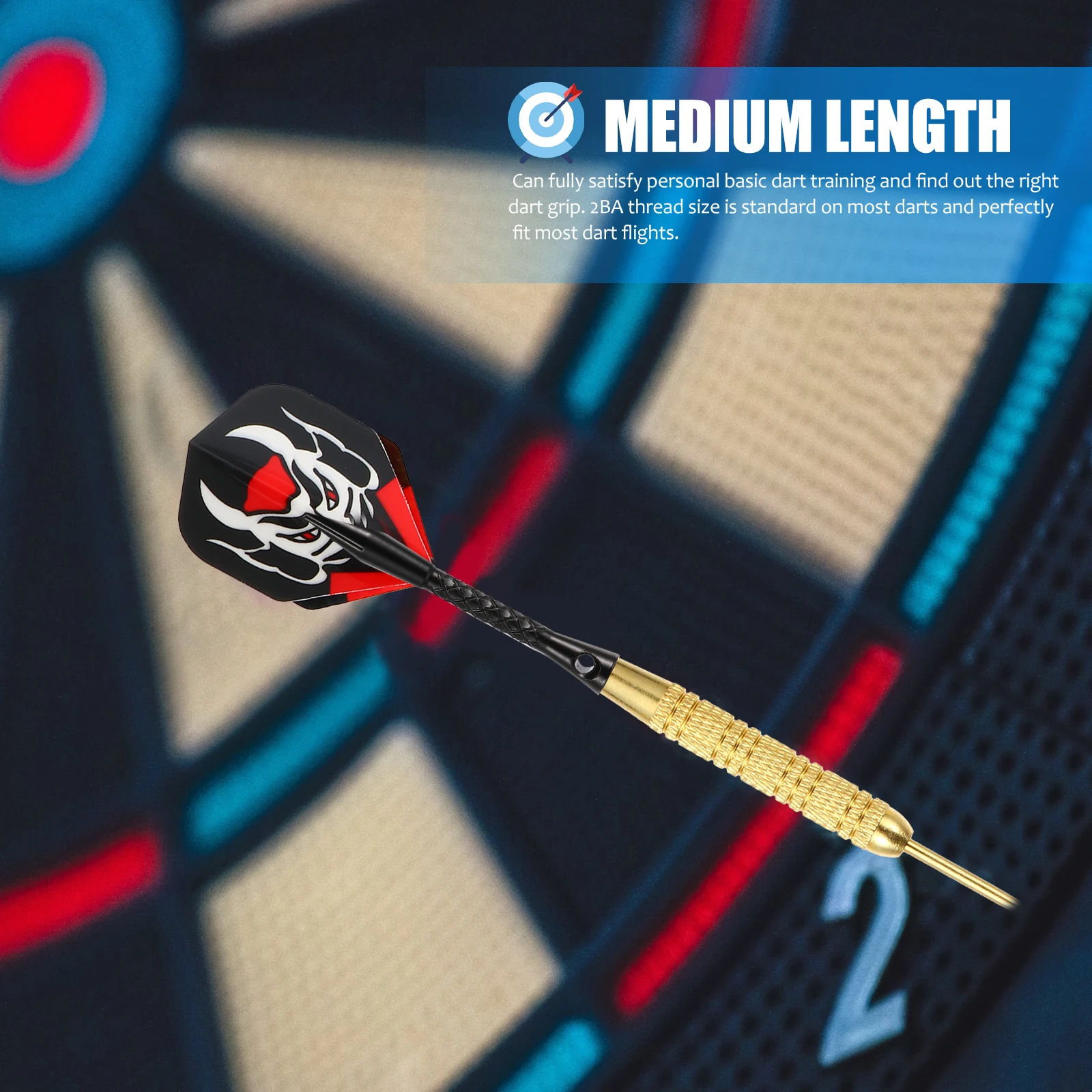 12pcs Aluminium Alloy Dart Shafts Durable Threaded Tips Strong Grip Reduced Bounce Flights Training Use Dart Game Accessories
12pcs Aluminium Alloy Dart Shafts Durable Threaded Tips Strong Grip Reduced Bounce Flights Training Use Dart Game Accessories