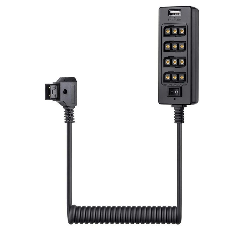 Разветвитель Кабеля Dtap с выключателем питания D-Tap для V-Mount V Lock, золотой крепежный аккумулятор на гнездовой порт 3P X 4 и USB-порт
Разветвитель Кабеля Dtap с выключателем питания D-Tap для V-Mount V Lock, золотой крепежный аккумулятор на гнездовой порт 3P X 4 и USB-порт