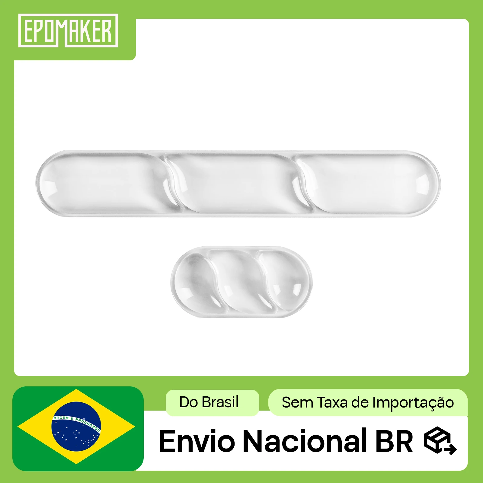 2 Pieces EPOMAKER CloudGel Wrist Rest(Without Logo) Ergonomic Design & Waterproof Wrist Rest Suitable for Office/Computer/Laptop/Gaming
2 Pieces EPOMAKER CloudGel Wrist Rest(Without Logo) Ergonomic Design & Waterproof Wrist Rest Suitable for Office/Computer/Laptop/Gaming