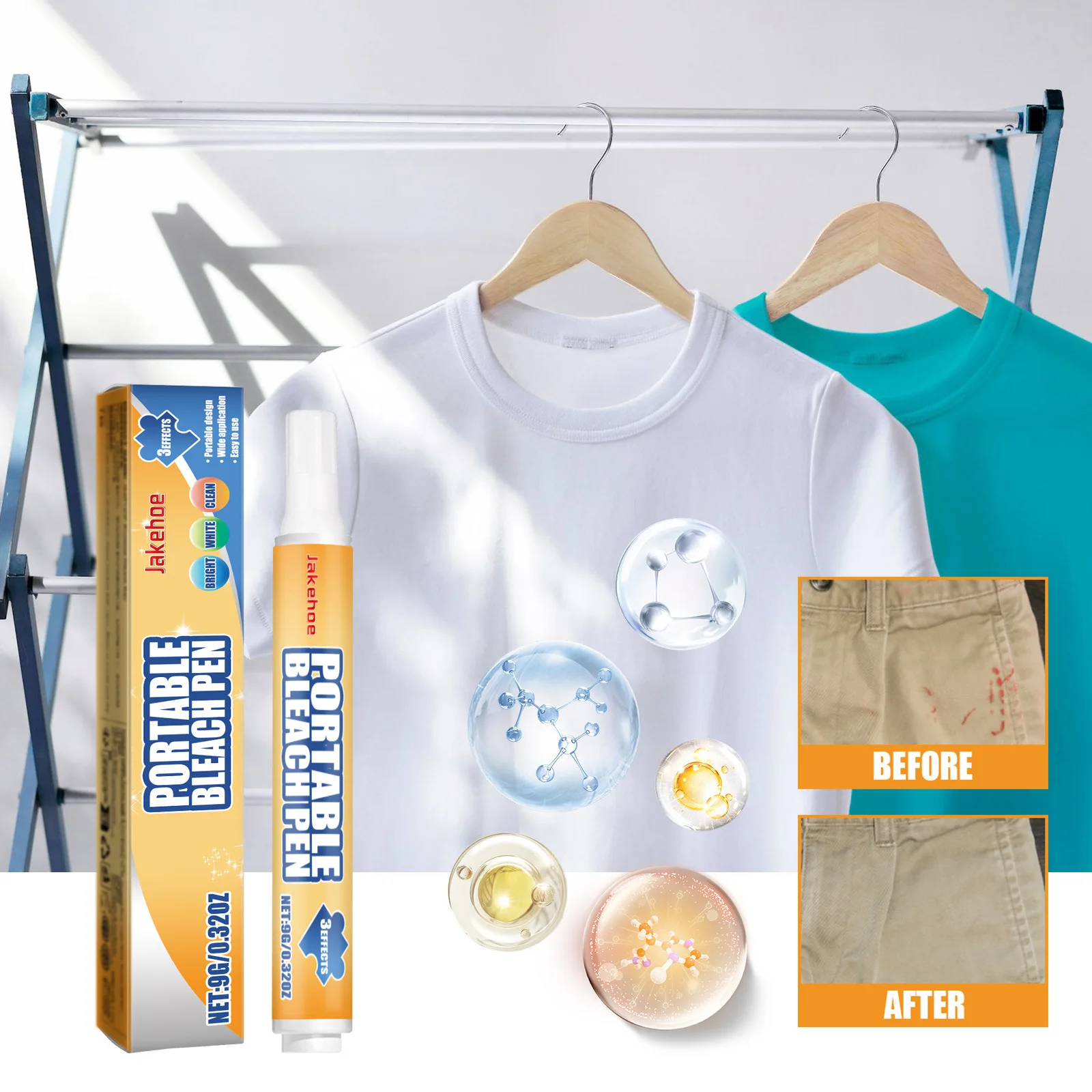 Portable Stain Remover Pen 1pc, Instant Spot Cleaner for Clothes, Travel-Friendly Fabric Cleaner, Quick Oil & Stain Removal
Portable Stain Remover Pen 1pc, Instant Spot Cleaner for Clothes, Travel-Friendly Fabric Cleaner, Quick Oil & Stain Removal