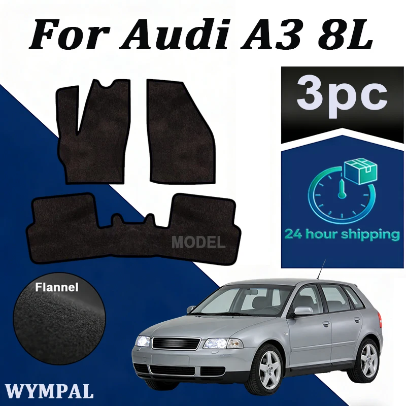 Комплект велюровых ковриков для Audi A3 8L хэтчбек (1996 1997 1998 1999 2000 2001) - черный
Комплект велюровых ковриков для Audi A3 8L хэтчбек (1996 1997 1998 1999 2000 2001) - черный