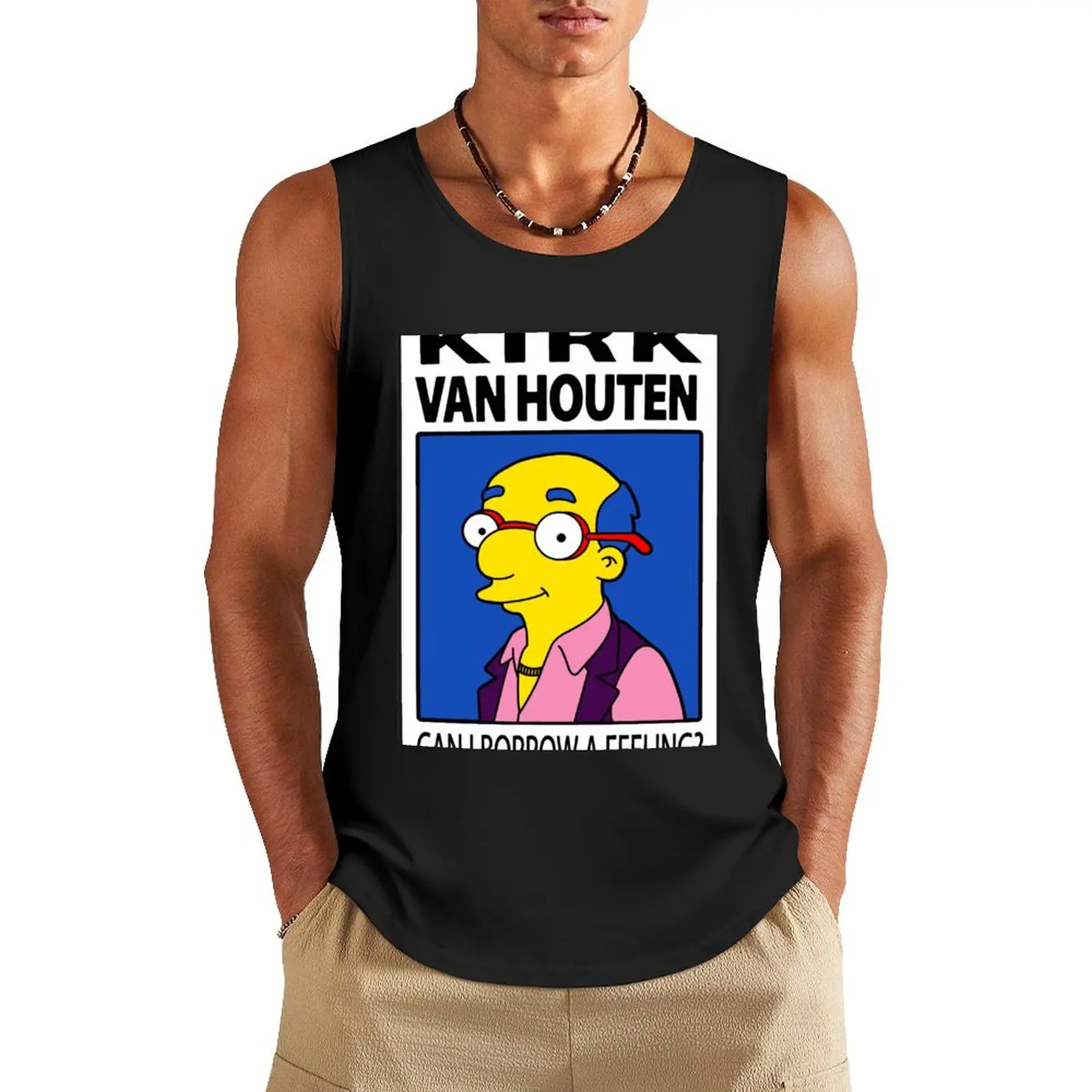 Kirk Van Houten - Can I Borrow a Feeling Tank Top Male clothes muscle t-shirt gym wear men
Kirk Van Houten - Can I Borrow a Feeling Tank Top Male clothes muscle t-shirt gym wear men