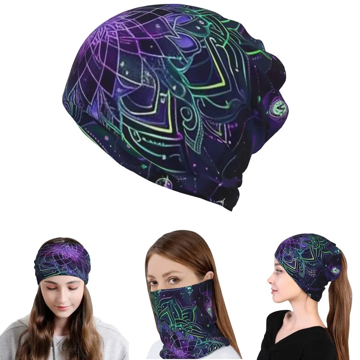 Celestial Neon Glow With Astrological Symbols And Starry Night Bandana Neck Cover Mask Scarf Headwear Beanies Hat for Adult
Celestial Neon Glow With Astrological Symbols And Starry Night Bandana Neck Cover Mask Scarf Headwear Beanies Hat for Adult