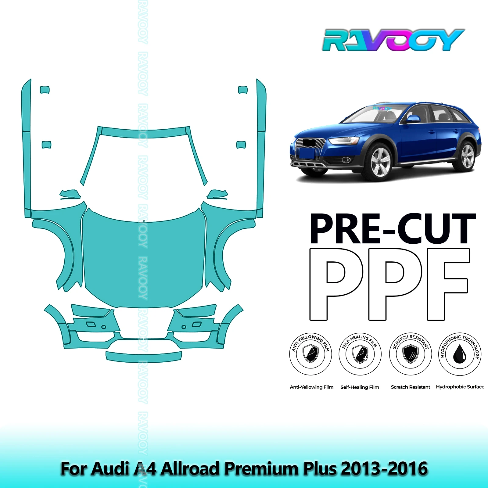 Front Kit+Rockers Clear Bra Precut PPF Paint Protection Film For Audi A4 Allroad Premium Plus 2013-2016
Front Kit+Rockers Clear Bra Precut PPF Paint Protection Film For Audi A4 Allroad Premium Plus 2013-2016