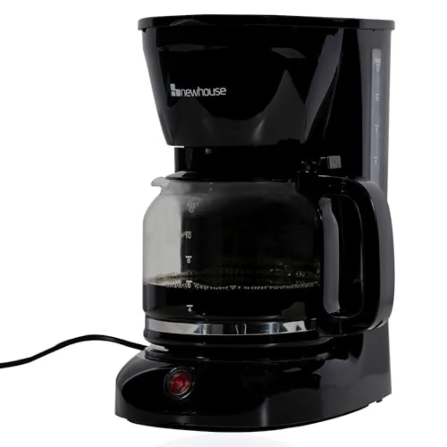 Newhouse Electric Coffee Machine NHCM-001-12 Coffee Maker with Auto Shut Off Electric Pot with Metal Mesh Coffee Filter Basket
Newhouse Electric Coffee Machine NHCM-001-12 Coffee Maker with Auto Shut Off Electric Pot with Metal Mesh Coffee Filter Basket