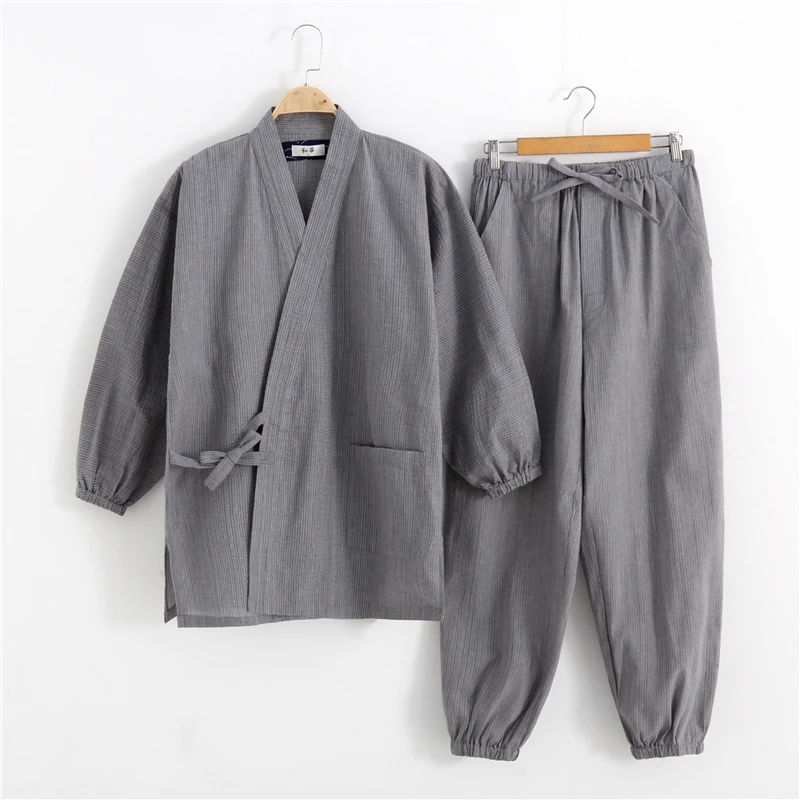 Single Traditional Japanese Style Dress And Kimono men's Long Sleeve Trousers Cotton Home Wear Yukata Solid Color
Single Traditional Japanese Style Dress And Kimono men's Long Sleeve Trousers Cotton Home Wear Yukata Solid Color