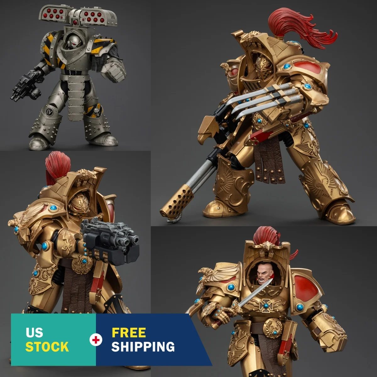 HiPlay JOYTOY Warhammer The Horus Heresy Legio Custodes lron Warriors Tyrant Siege Terminator 1/18 Action Figures
HiPlay JOYTOY Warhammer The Horus Heresy Legio Custodes lron Warriors Tyrant Siege Terminator 1/18 Action Figures