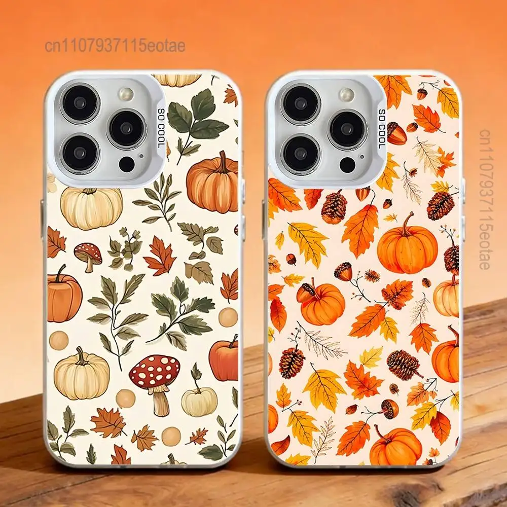 Autumn Maple Leaf Pumpkin Phone Case For iPhone 17,16,13,12,11,15,14,Pro,Max,Plus,SE4,Air,Mini White IMD Matte
Autumn Maple Leaf Pumpkin Phone Case For iPhone 17,16,13,12,11,15,14,Pro,Max,Plus,SE4,Air,Mini White IMD Matte