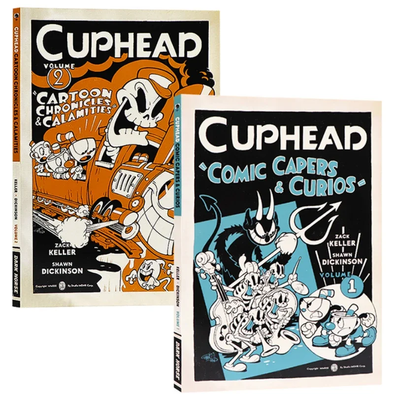 Cuphead Cartoon 1 2 Zack Keller, Children's books aged 8 9 10 11 12 English book, Graphic Novels HJ-032
Cuphead Cartoon 1 2 Zack Keller, Children's books aged 8 9 10 11 12 English book, Graphic Novels HJ-032