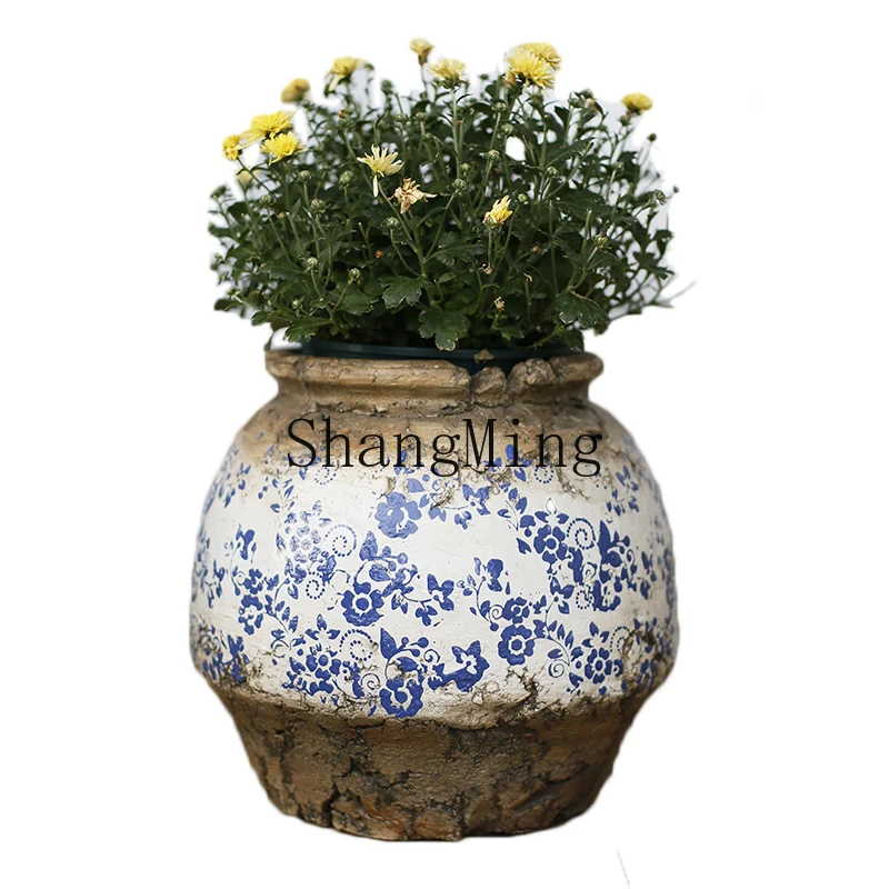 HJ outdoor Chinese ceramic purple sand large diameter courtyard succulent coarse pottery creative flower pot
HJ outdoor Chinese ceramic purple sand large diameter courtyard succulent coarse pottery creative flower pot