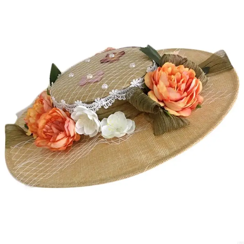 49MB Summer Women s Hat Tea Party Hat Outdoor Sunscreen Flower Decor Sunshade Flat Hat Summer Beach Vacation Hats
49MB Summer Women s Hat Tea Party Hat Outdoor Sunscreen Flower Decor Sunshade Flat Hat Summer Beach Vacation Hats