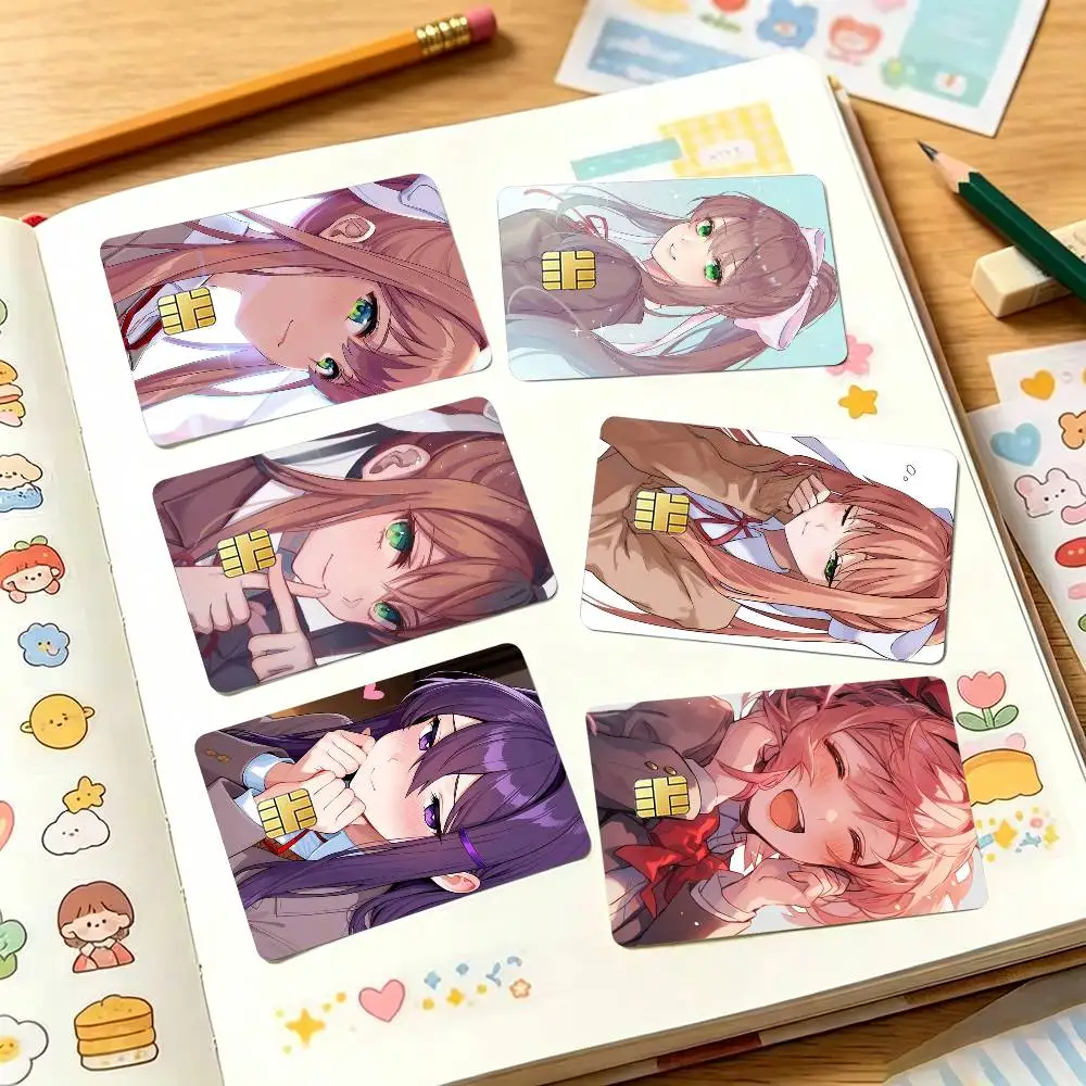 Anime Doki Doki Literature-E Club Credit Card HD Stickers Small Chip Waterproof Sticker Game Card Decal Gift
Anime Doki Doki Literature-E Club Credit Card HD Stickers Small Chip Waterproof Sticker Game Card Decal Gift